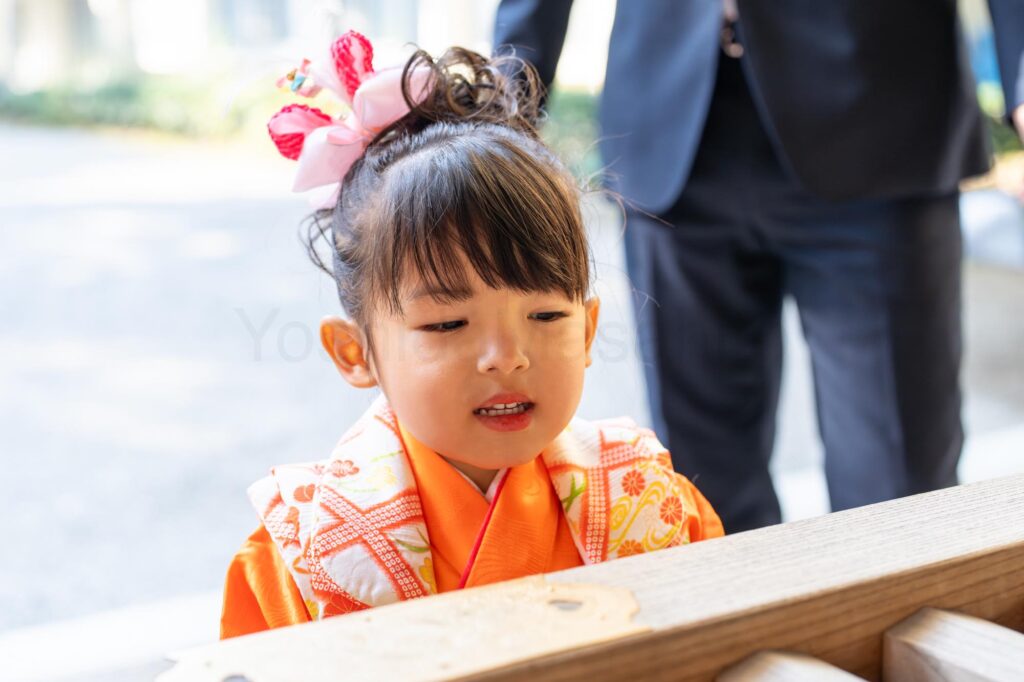 愛知と近隣県での七五三撮影の一場面:西尾市・伊文神社での七五三
